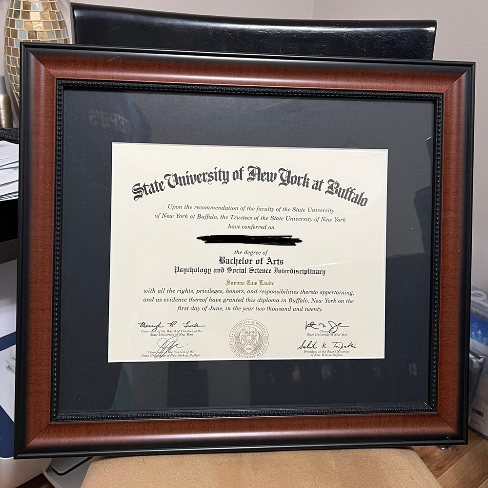 Diploma Frame